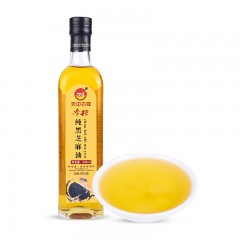 天中古味冷榨黑芝麻油500ml