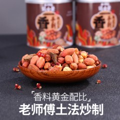 谈小爱豆乳烤花生（礼盒装）200g*8罐