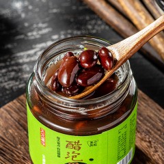 醋泡黑豆蜂蜜230g*2瓶+醋泡黑豆无蔗糖230g*2瓶