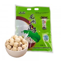 龙天志湖干莲子500g袋装+龙湖糯米藕500g